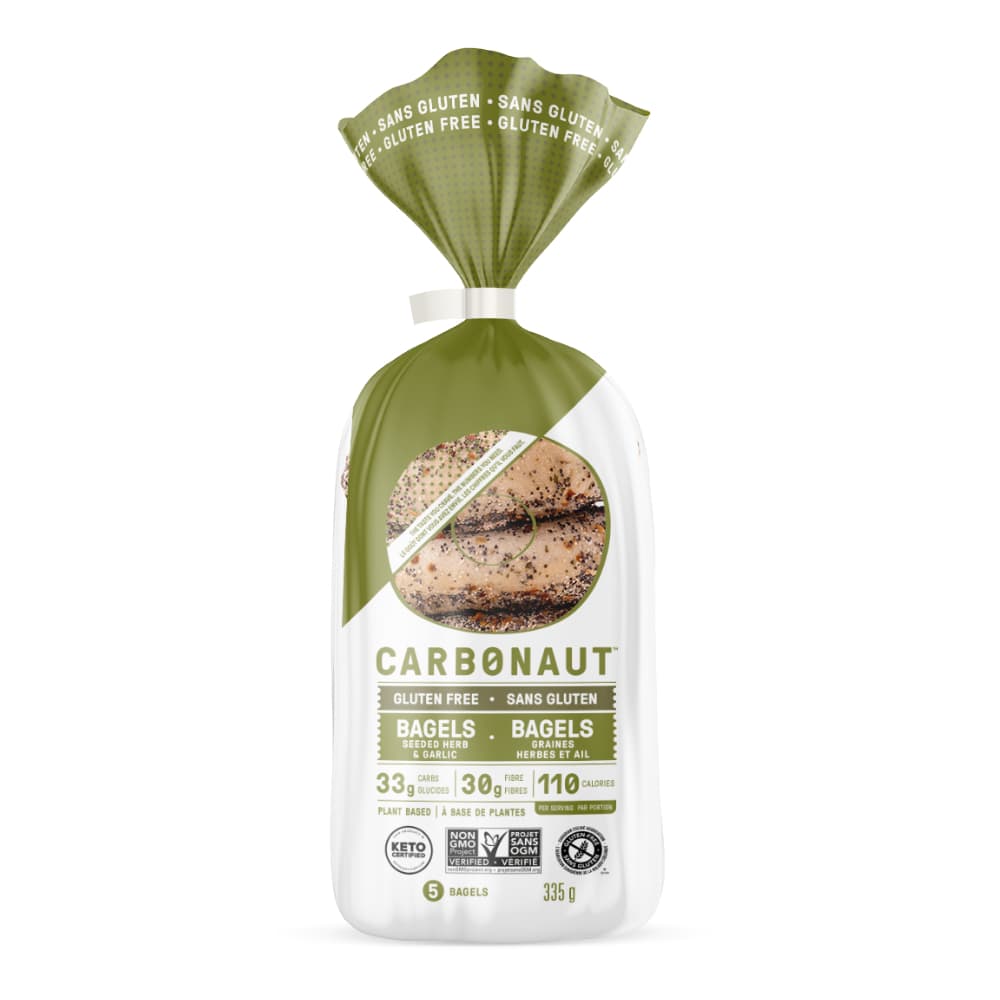 Bagel aux herbes et à l'ail Carbonaut sans gluten