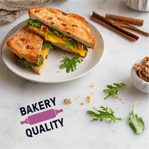 Pain Carbonaut sans gluten à la cannelle et aux raisins secs