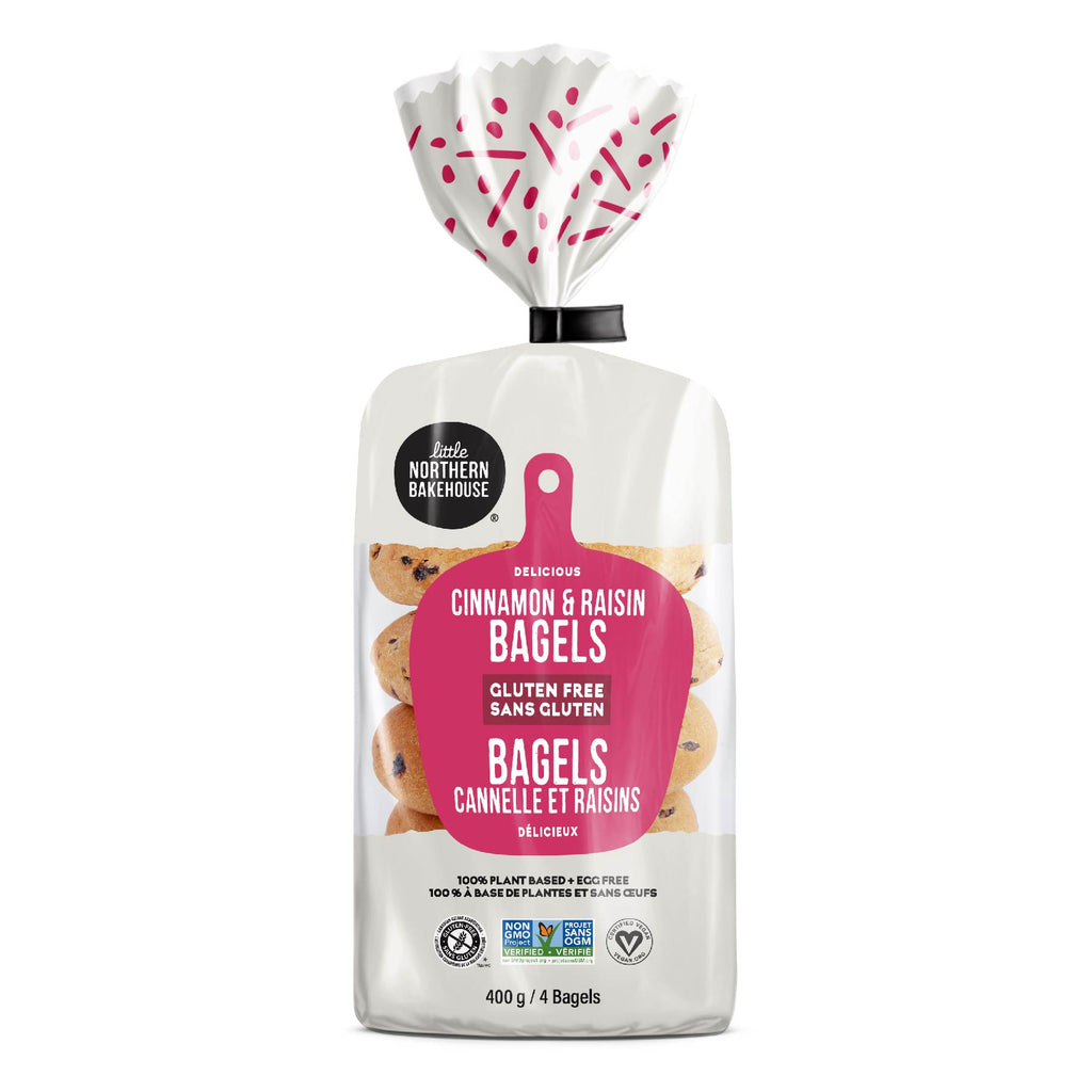 Bagels sans gluten à la cannelle et aux raisins secs