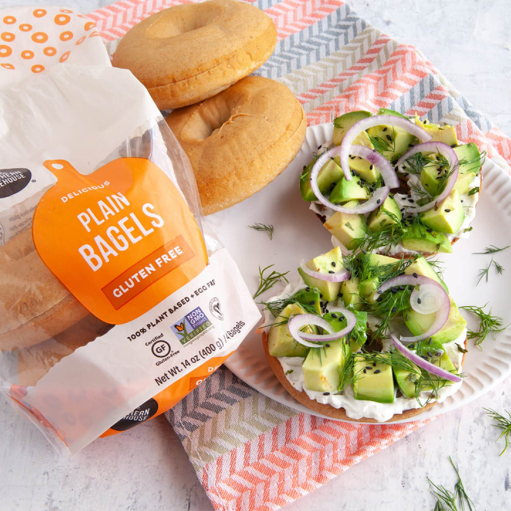 Bagels plats sans gluten