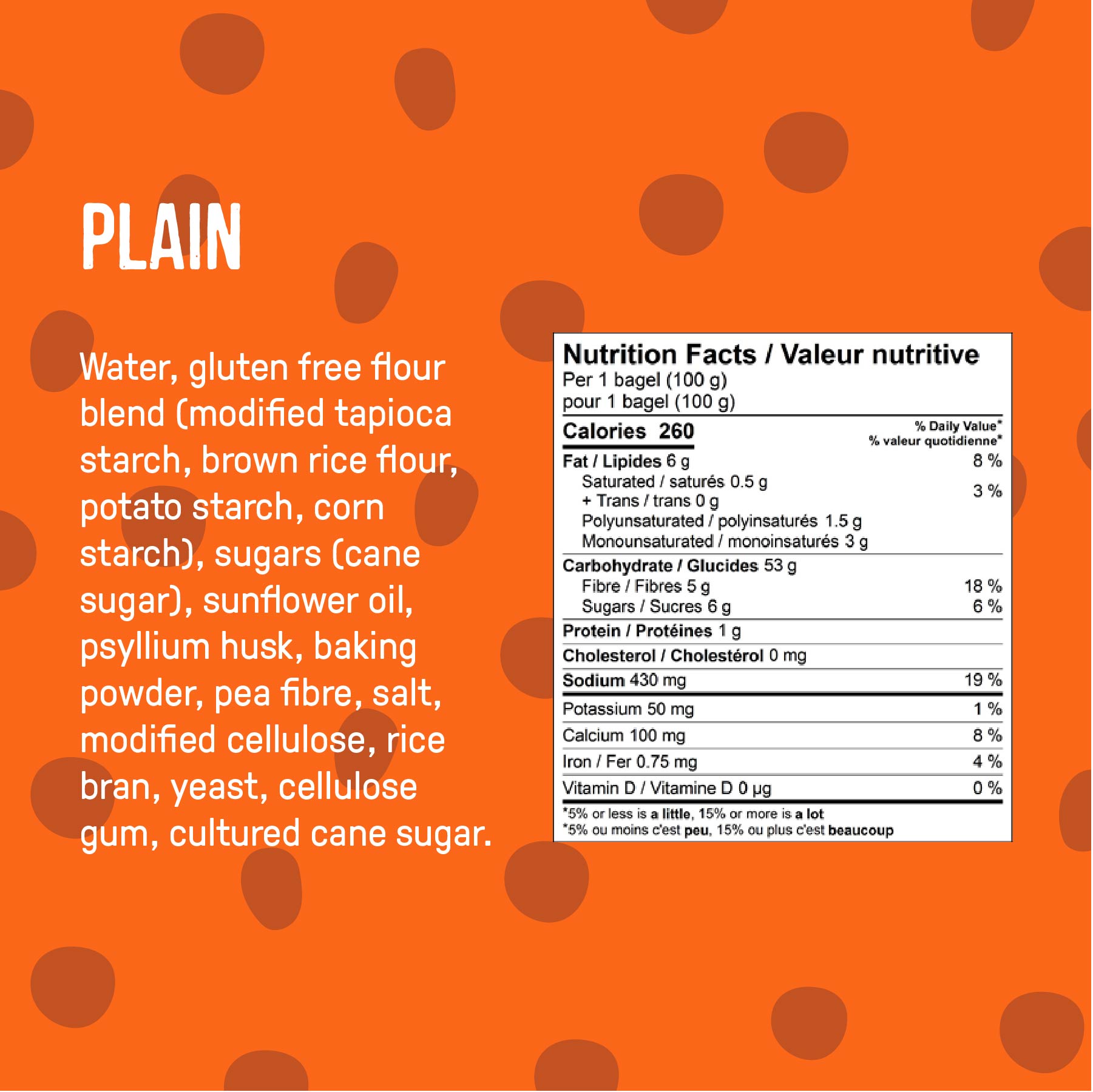 Gluten Free Plain Bagels