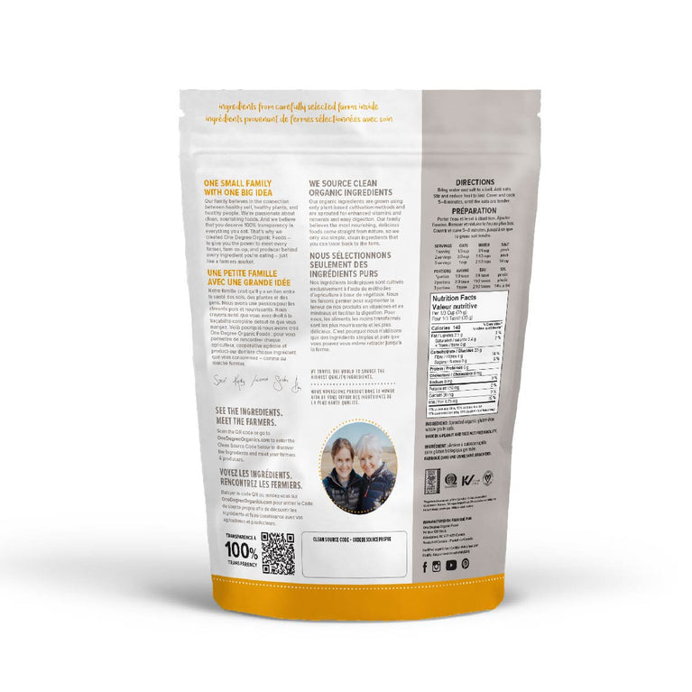 Organic Sprouted Rolled Oats, 24 oz.